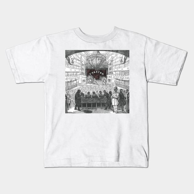 Theater stage of illusions Kids T-Shirt by Marccelus